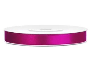 Satinband, fuchsia, 6 mm x 25 m